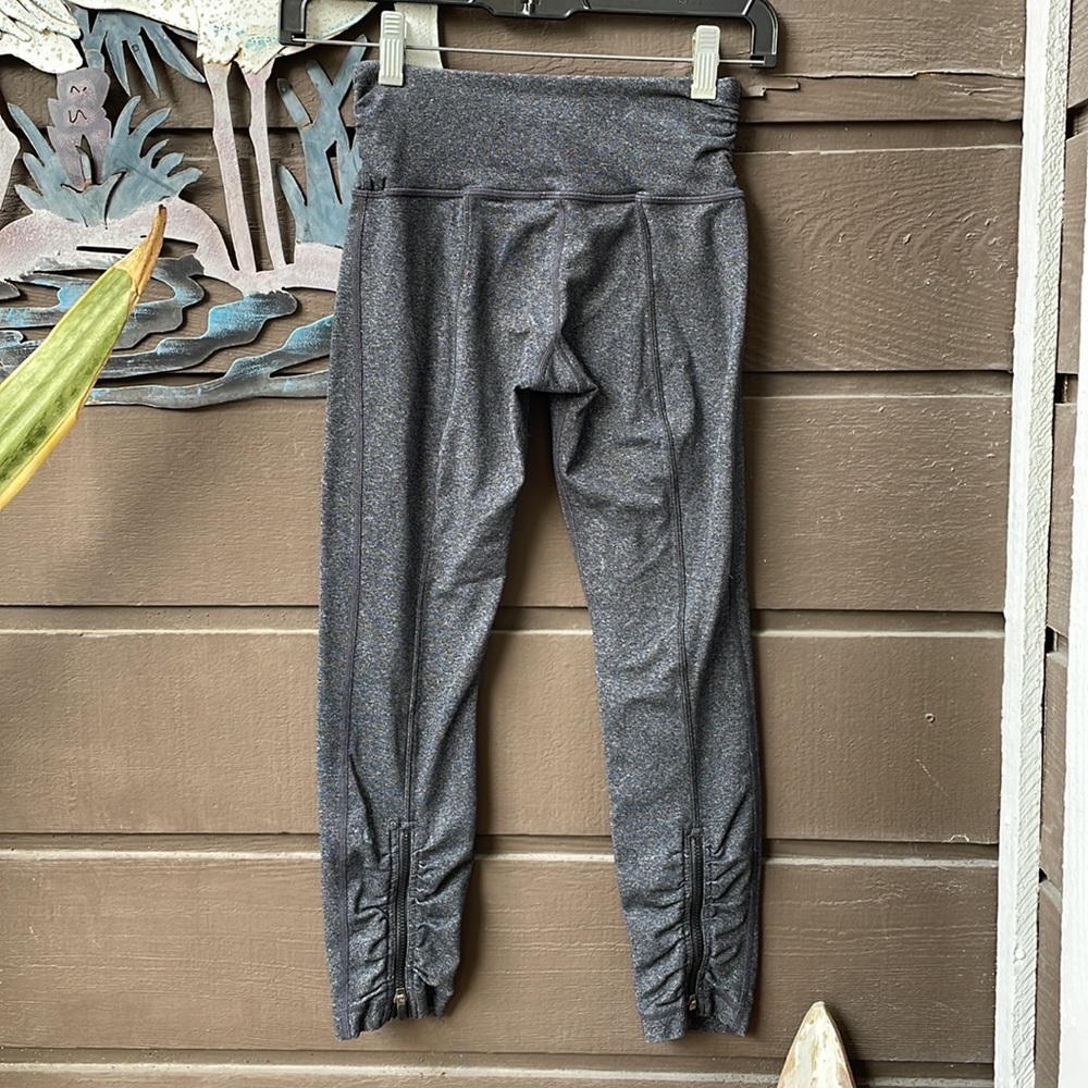 Lululemon Zipper Hem Leggings